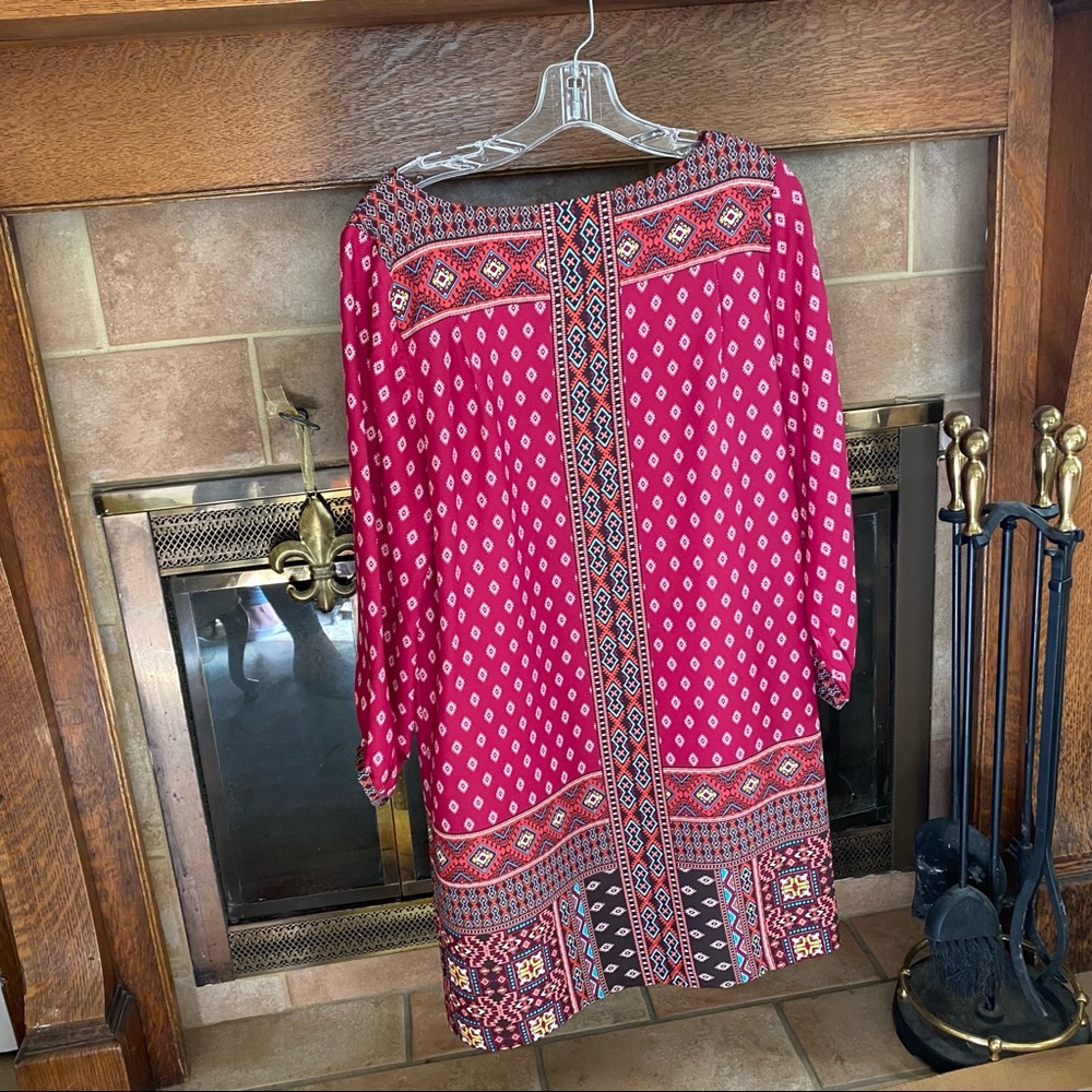 LOFT Patterned Dress Size M - Picture 2 of 2